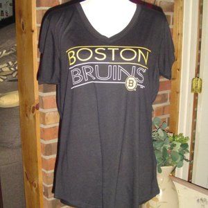 NHL Boston Bruins Women's Netminder V-Neck T-Shirt